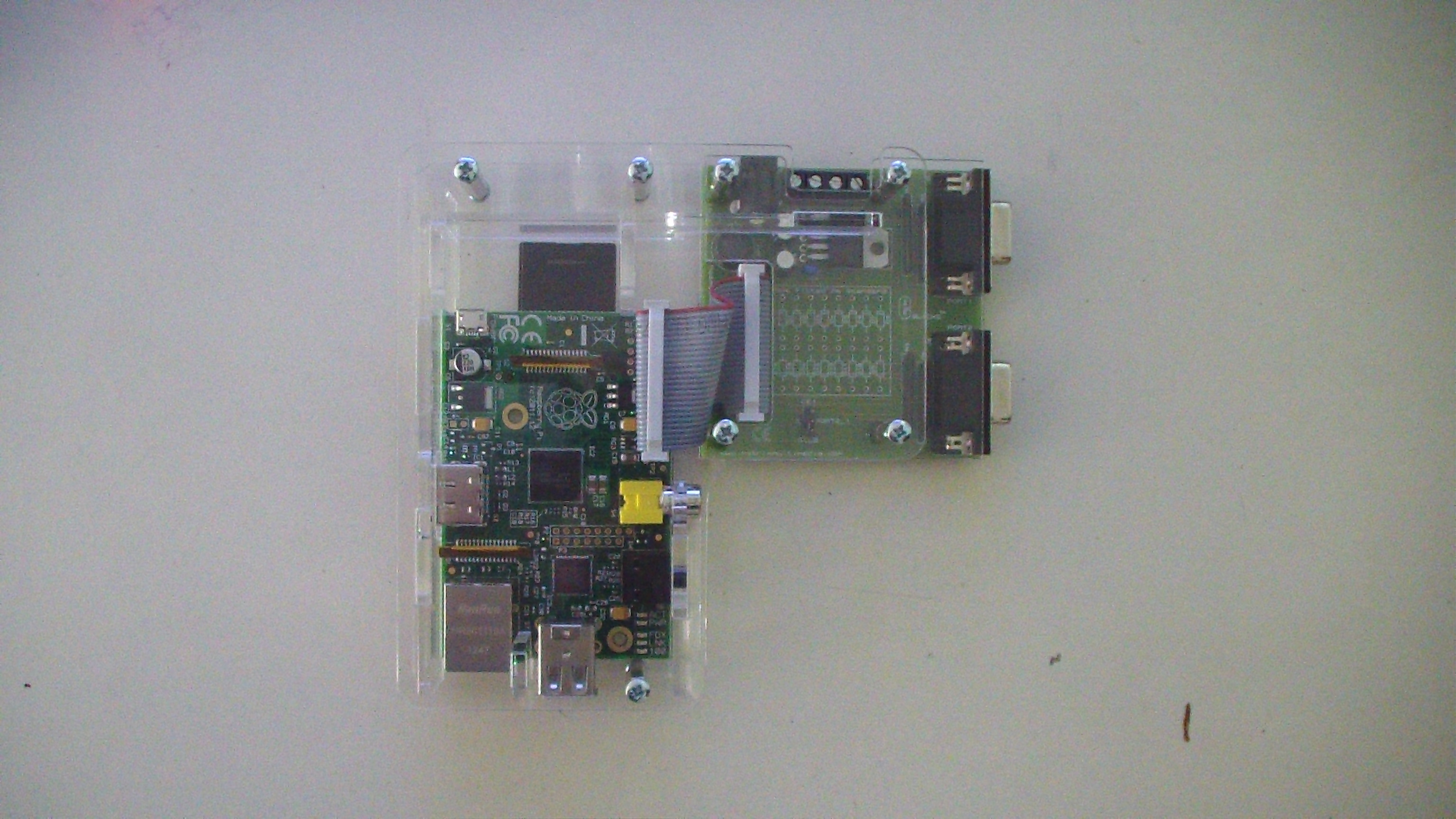 Raspberry avec boitier